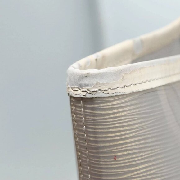 LOUIS VUITTON Epi Plage Lagoon Bay Tote Bag White Clear - Picture 8 of 16